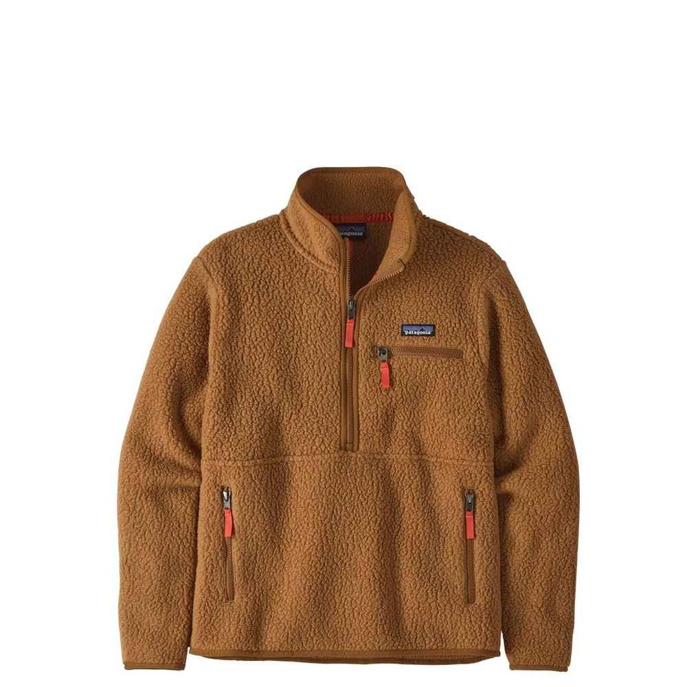 Women's Retro Pile Fleece Marsupial Pullover